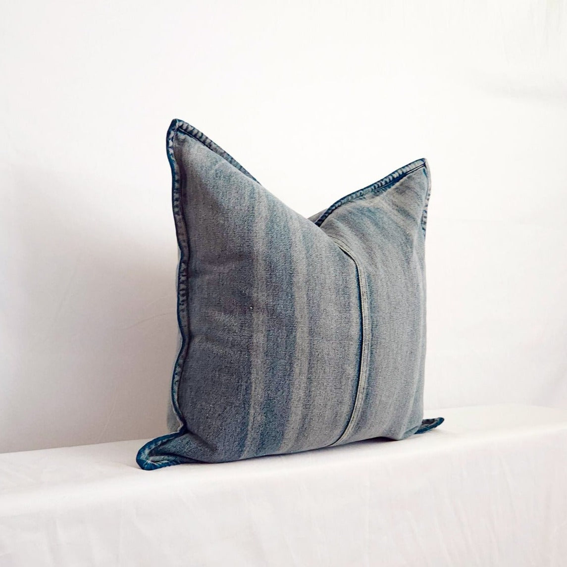 Denim blue throw pillows hotsell