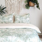 Havana Tropical Palm Tree Bedding Set, Sage Green Duvet Cover | Dusk & Bloom