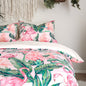 Keyes Pink Flamingo Bedding Set, Tropical Duvet Cover Set | Dusk & Bloom