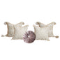 Lucille Lilac & Tan Glam Boho Chic Pillow Cover Combo | Dusk & Bloom