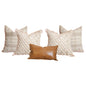 Tess Brown & Ivory Neutral Boho 5 Pillow Cover Combo | Dusk & Bloom